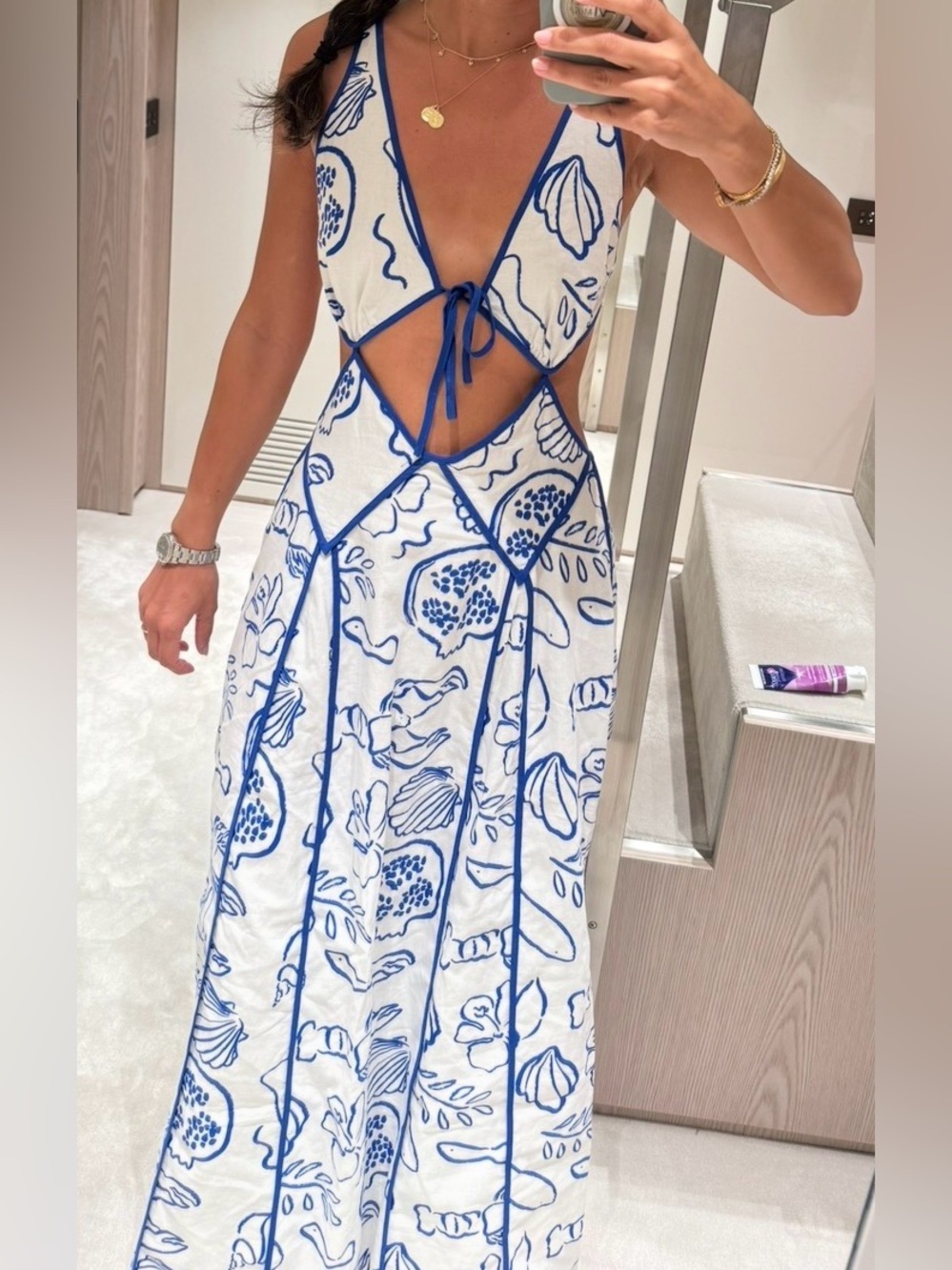 SABO Eliska Dress - Shoreline - Picture 4 of 5